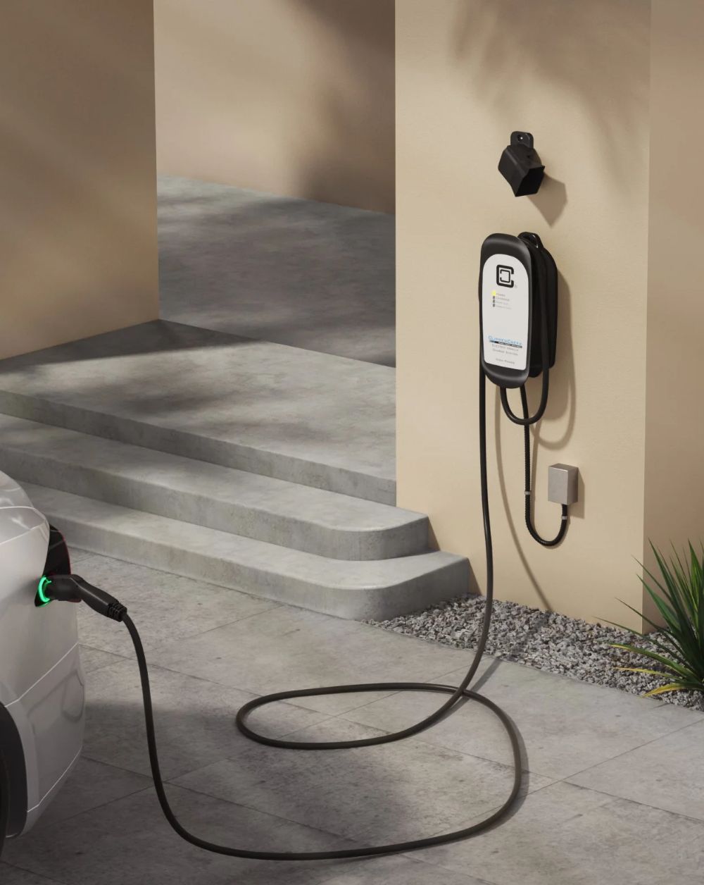 Residential EV charger installation