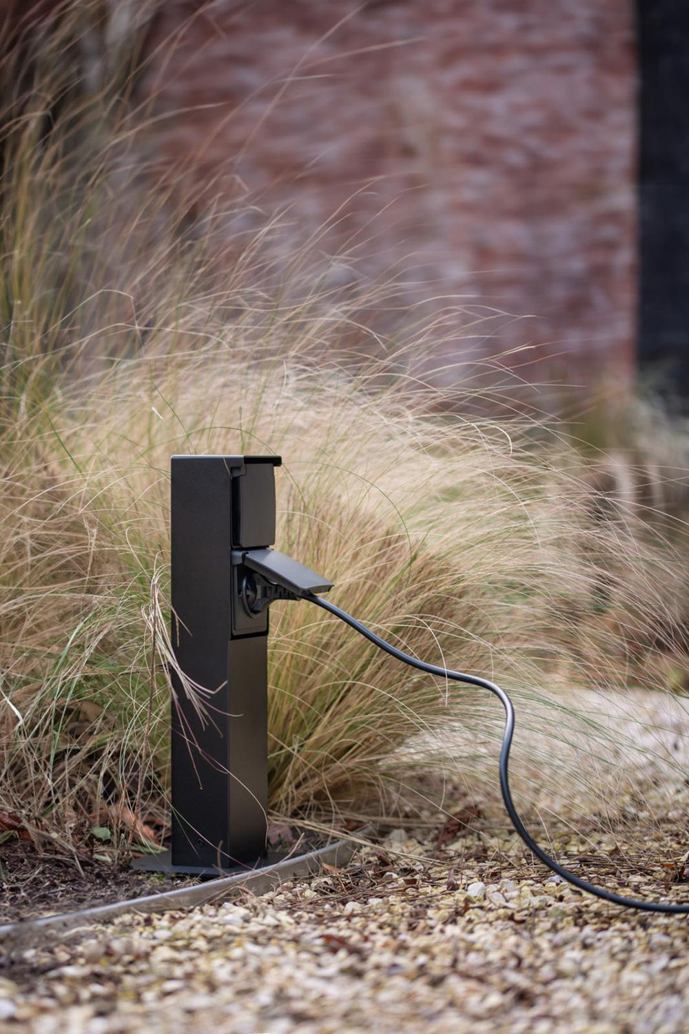 Exterior circuits installed for residential outdoor power