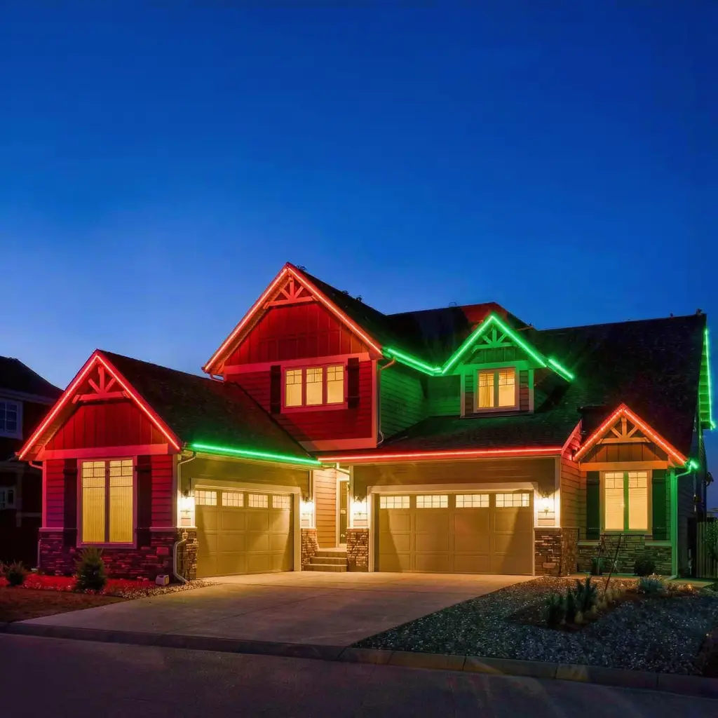 Home with colourful Starise lighting